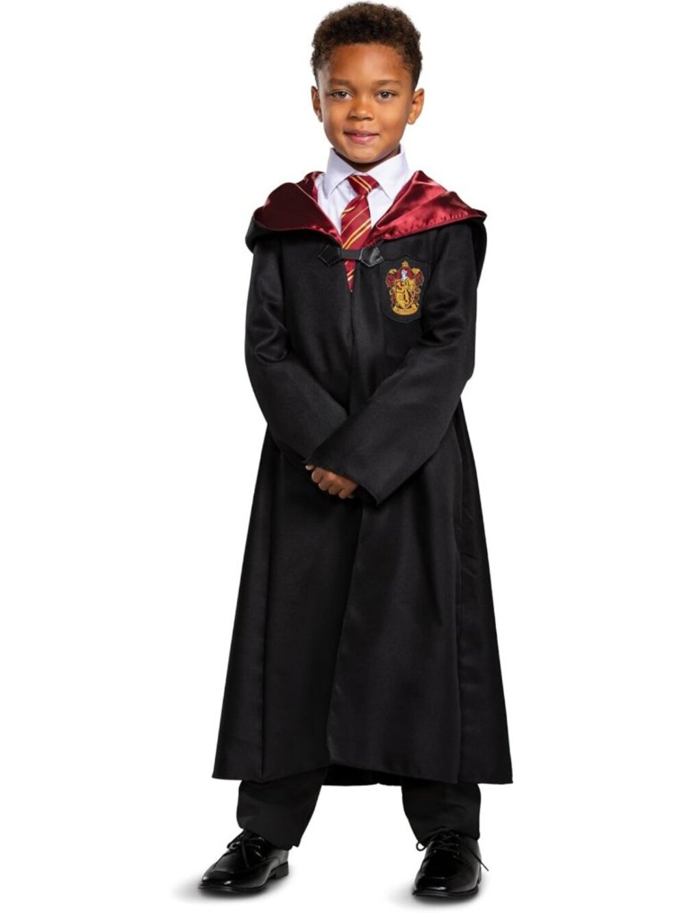 Gryffindor Wizard Robe Costume for Kids, Classic Dress-Up Accessory (Size 7-8)
